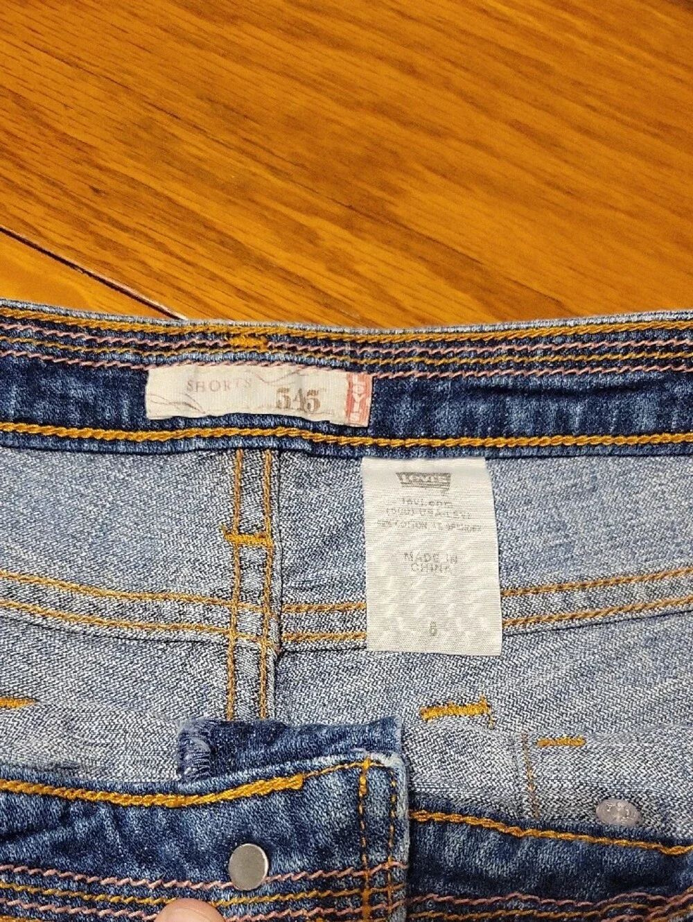 Levi's Blue Denim Jean Shorts